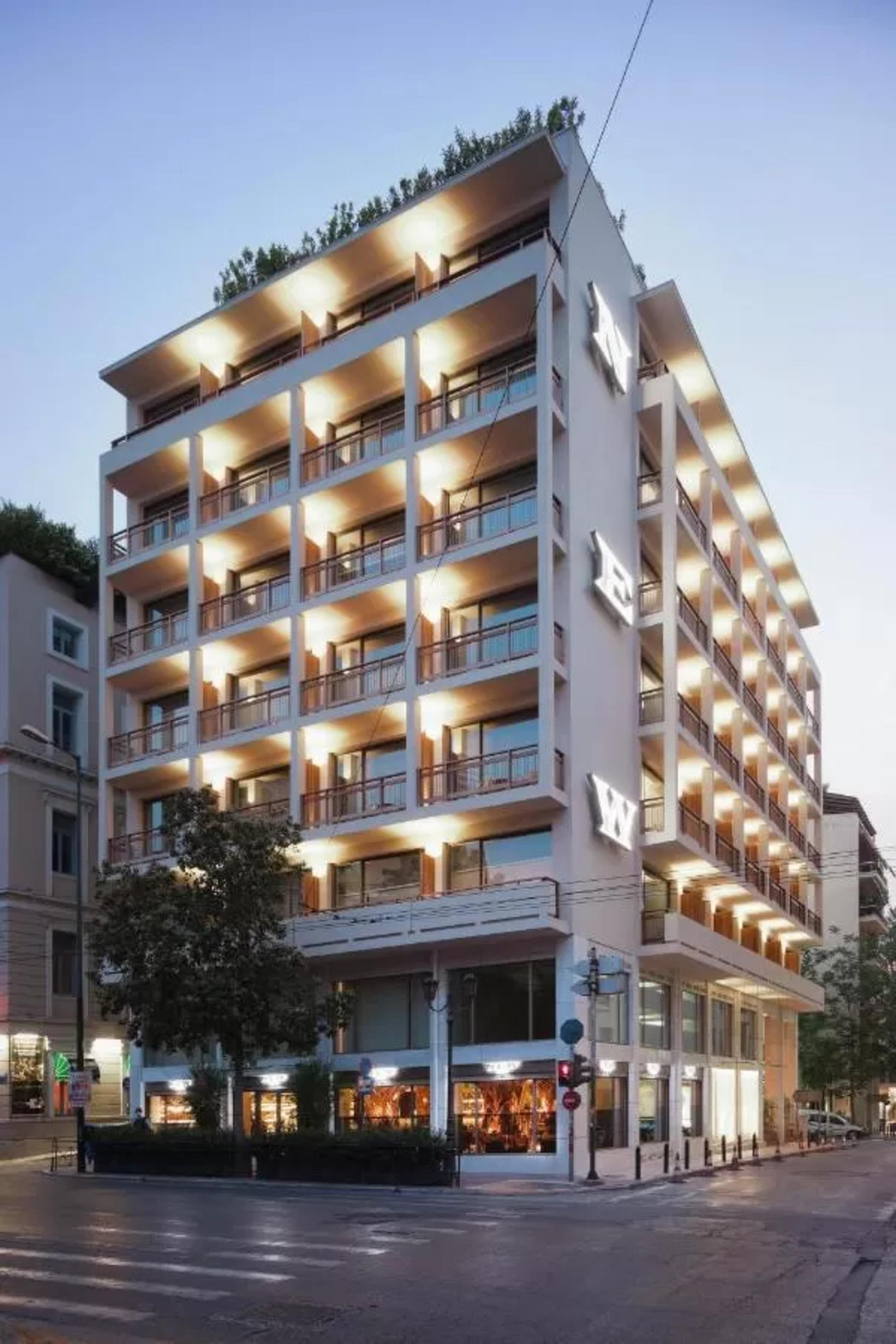 New Hotel Atene Esterno foto